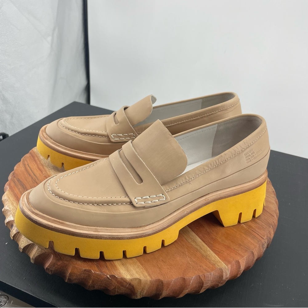 Oncept NYC Seoul Shoes in Oak Citrus Orange Size 8 platform loafers